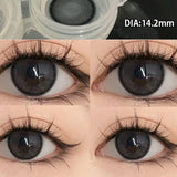 Popxstar 1 Pair High Quality Color Contact Lenses with Diopter Myopia Eyes Contacts Lens Beauty Pupil Makeup Yearly