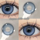 Korean Lenses Colored Contact Lenses with Prescription Blue Myopia Lenses Korean Lenses High Quality Lenses