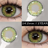 Popxstar NEW 1 Pair Color Contact Lenses for Eyes Fashion Cosmetic High Quality Blue Lenses Green Contact Cosmetic Eye Contacts