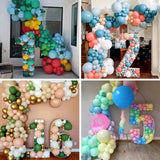 Popxstar 95cm Giant Number Mosaic Balloon Frame 0-9 Balloon Filling Box Kids Birthday Wedding Party Decoration Anniversary Decor