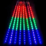 Popxstar 30cm /50cm Waterproof Meteor Shower Rain 8 Tube LED String Lights For Outdoor Holiday Christmas Decoration Tree EU/US/AU/UK Plug