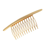 Popxstar Hair Side Combs French Hair Comb Straight Teeth Hair Clip Comb Twist Hair Comb Veil Comb Hair Accessories Jewelry