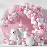 Popxstar Balloons Arch Garland Kit Pink Balloons Party Birthday Balloons Decoration Set for Bridal Baby Shower Wedding Birthday