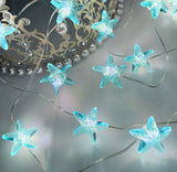 Popxstar Ocean Theme 20/30 Leds String Lights Shell Starfish Under The Sea LED Fairy Light for Wedding Party Christmas Decoration Lamp