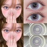 Popxstar Natural Colored Eyes Lenses Green Lenses Contacts Lens Beauty Pupils with Graduation Contact Korean Lenses Make Up