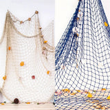 Popxstar Fishing Net Wall Hangings Ornament Studio Prop Room Home Decoration Mediter Sea Stickers Marine Over The Garden Crafts Nautical