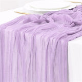 Popxstar 90x300 Cm Knit Cloth Table Runner Wedding Birthday Party Banquet Decoration Gauze Fabric Voile Table Cloth Twist Table Cover