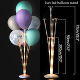 Popxstar Round balloon stand arch balloons wreath ring for wedding decoration baby shower kids birthday parties Christmas Ballon garland