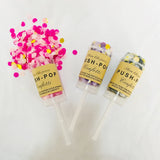 Popxstar Paper scraps push music confetti push tube holding a small salute wedding spray flower tube Push-Popconfetti