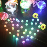 4000 Pcs/ Lot Round RGB Led Flashing Ball Lamps White Balloon Lights for Christmas Party Wedding Decoration Shipping by DHL New