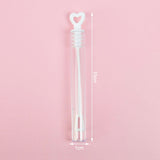 Popxstar 50pcs/lot Love Heart Bubble Wand Tube Bubble Soap Bottle Wedding Birthday Festival Party Decoration Outdoor Toy Wedding Supplies