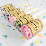 Popxstar Paper scraps push music confetti push tube holding a small salute wedding spray flower tube Push-Popconfetti