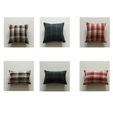 Popxstar Wool knitting plaid sofa cushion cover christmas style pillow cover 30x50/45x45/50x50cm decorative home office hotel car