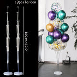 Popxstar Round balloon stand arch balloons wreath ring for wedding decoration baby shower kids birthday parties Christmas Ballon garland