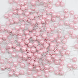 Popxstar Valentine's Day 50pcs 12mm Mini Pearl Plastic Stamen Artificial Flower Cherry Fruit Stamens Wedding Christmas Wreaths DIY Gift Box Decoration