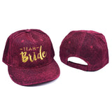 Wedding Decoration Bride Team Bride To Be Baseball Cap Bridal Shower Hen Night Party Decoration Bachelorette Party Supplies