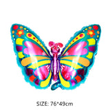 Popxstar New Insect Cartoon Butterfly Self-Styled Aluminum Foil Balloon Outdoor Activities Kid Toy Photo Props Birthday Party Decoration