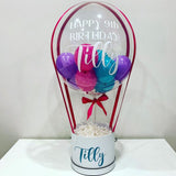 Popxstar Gender Reveal Welcome The World Boy 1st Birthday Balloon Gift Baby Shower Present Box Bobo Hot Festival Custom Surprise Toy Kids