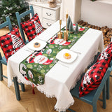 35*180 Christmas Santa Claus Table Runner Polyester Cotton Hotel Home Dining Dress Up Xmas Festival Party Decor table runner