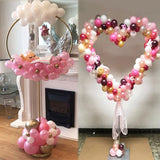 Popxstar Round balloon stand arch balloons wreath ring for wedding decoration baby shower kids birthday parties Christmas Ballon garland