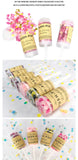 Popxstar Paper scraps push music confetti push tube holding a small salute wedding spray flower tube Push-Popconfetti