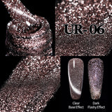 Popxstar 7.5ml Purple Reflective Cat Magnetic Gel Polish Semi Permanent Soak Off UV Led Gel Varnish Spring Nail Art Manicures