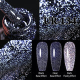 Popxstar 7.5ml Purple Reflective Cat Magnetic Gel Polish Semi Permanent Soak Off UV Led Gel Varnish Spring Nail Art Manicures