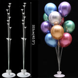 Popxstar Round balloon stand arch balloons wreath ring for wedding decoration baby shower kids birthday parties Christmas Ballon garland