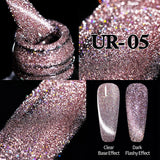 Popxstar 7.5ml Purple Reflective Cat Magnetic Gel Polish Semi Permanent Soak Off UV Led Gel Varnish Spring Nail Art Manicures