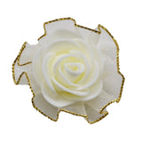 Popxstar 20Pcs/lot 4cm PE Foam Silk Rose Artificial Flowers Heads for Wedding Home Decoration DIY Scrapbooking Wreath Fake Rose Flower
