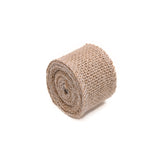 2M Natural Jute Burlap Hessian Ribbon Rolls Vintage Rustic Wedding Decoration Christmas Gift Wrapping Festival Party Home Decor
