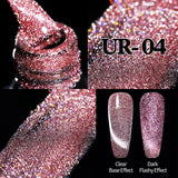 Popxstar 7.5ml Purple Reflective Cat Magnetic Gel Polish Semi Permanent Soak Off UV Led Gel Varnish Spring Nail Art Manicures