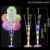 Popxstar Round balloon stand arch balloons wreath ring for wedding decoration baby shower kids birthday parties Christmas Ballon garland