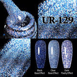 Popxstar 7.5ml Purple Reflective Cat Magnetic Gel Polish Semi Permanent Soak Off UV Led Gel Varnish Spring Nail Art Manicures