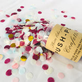 Popxstar Paper scraps push music confetti push tube holding a small salute wedding spray flower tube Push-Popconfetti