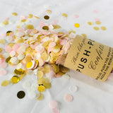 Popxstar Paper scraps push music confetti push tube holding a small salute wedding spray flower tube Push-Popconfetti