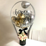 Popxstar Led Party Hot Air Balloon Bouquet Gift Surprise Tool Bopo Box Christmas Stuff Reveal Packing Wrap Gifting Packaging Basket Candy