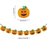 Popxstar Year Happy Halloween Banner Garland for Halloween Home hanging ornament Decorations Kids Child Favors Creative gift