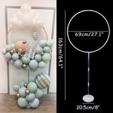 Popxstar Round balloon stand arch balloons wreath ring for wedding decoration baby shower kids birthday parties Christmas Ballon garland