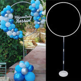 Popxstar Round balloon stand arch balloons wreath ring for wedding decoration baby shower kids birthday parties Christmas Ballon garland