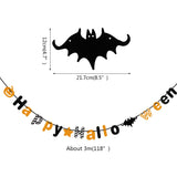 Popxstar Year Happy Halloween Banner Garland for Halloween Home hanging ornament Decorations Kids Child Favors Creative gift