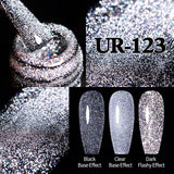 Popxstar 7.5ml Purple Reflective Cat Magnetic Gel Polish Semi Permanent Soak Off UV Led Gel Varnish Spring Nail Art Manicures