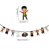 Popxstar Year Happy Halloween Banner Garland for Halloween Home hanging ornament Decorations Kids Child Favors Creative gift