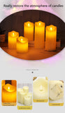 Popxstar Flameless Flickering Led Candles Light Tealight Led Battery Power Candles Lamp Electronic Votive Led Lamp Halloween Home Decor