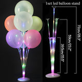 Popxstar Round balloon stand arch balloons wreath ring for wedding decoration baby shower kids birthday parties Christmas Ballon garland