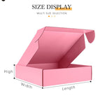 Popxstar  5pcs/10pcs/pink gift box Festival Party 3-layer corrugated purple display carton violet supports customized size printing logo