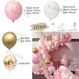 Popxstar Matte Sand White Apricot Balloon Garland Arch Kit Boho Wedding Birthday Party Champagne Gold Latex Baby Shower Decoration Ballon