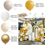 Popxstar Lemon Yellow Balloon Garland Arch Kit Sand White Boho Girl Wedding Birthday Party Latex Balloons Baby Shower Decoration Supplies