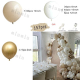 Popxstar Lemon Yellow Balloon Garland Arch Kit Sand White Boho Girl Wedding Birthday Party Latex Balloons Baby Shower Decoration Supplies