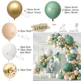 Popxstar Matte Sand White Apricot Balloon Garland Arch Kit Boho Wedding Birthday Party Champagne Gold Latex Baby Shower Decoration Ballon